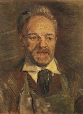 Le père Tanguy par Vincent Van Gogh - 1887  (Copenhague, Ny Carlsberg Glyptotek.)