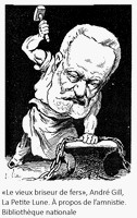Le vieux briseur de fers, André Gill, La Petite Lune. À propos de l’amnistie, Bibliothèque nationale