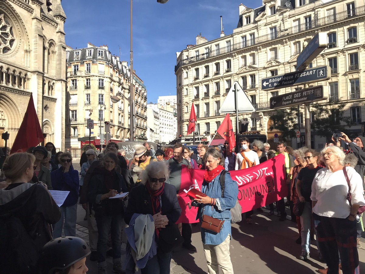 24 septembre 2023 - déambulation sur les traces de la Commune à travers le 19e arrondissement.