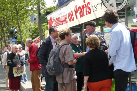 Les Amies et Amis de la Commune de Paris 1871 le 1er mai 2009