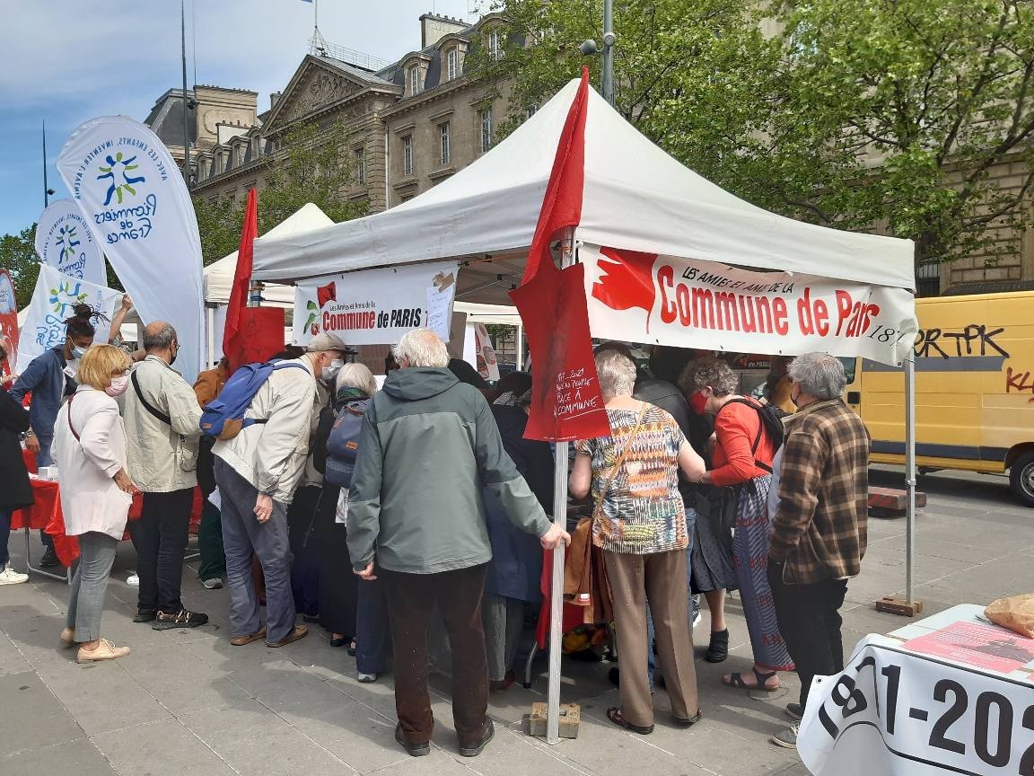 150ème anniversaire de la Commune - 29 mai 2021 sur la place de la République