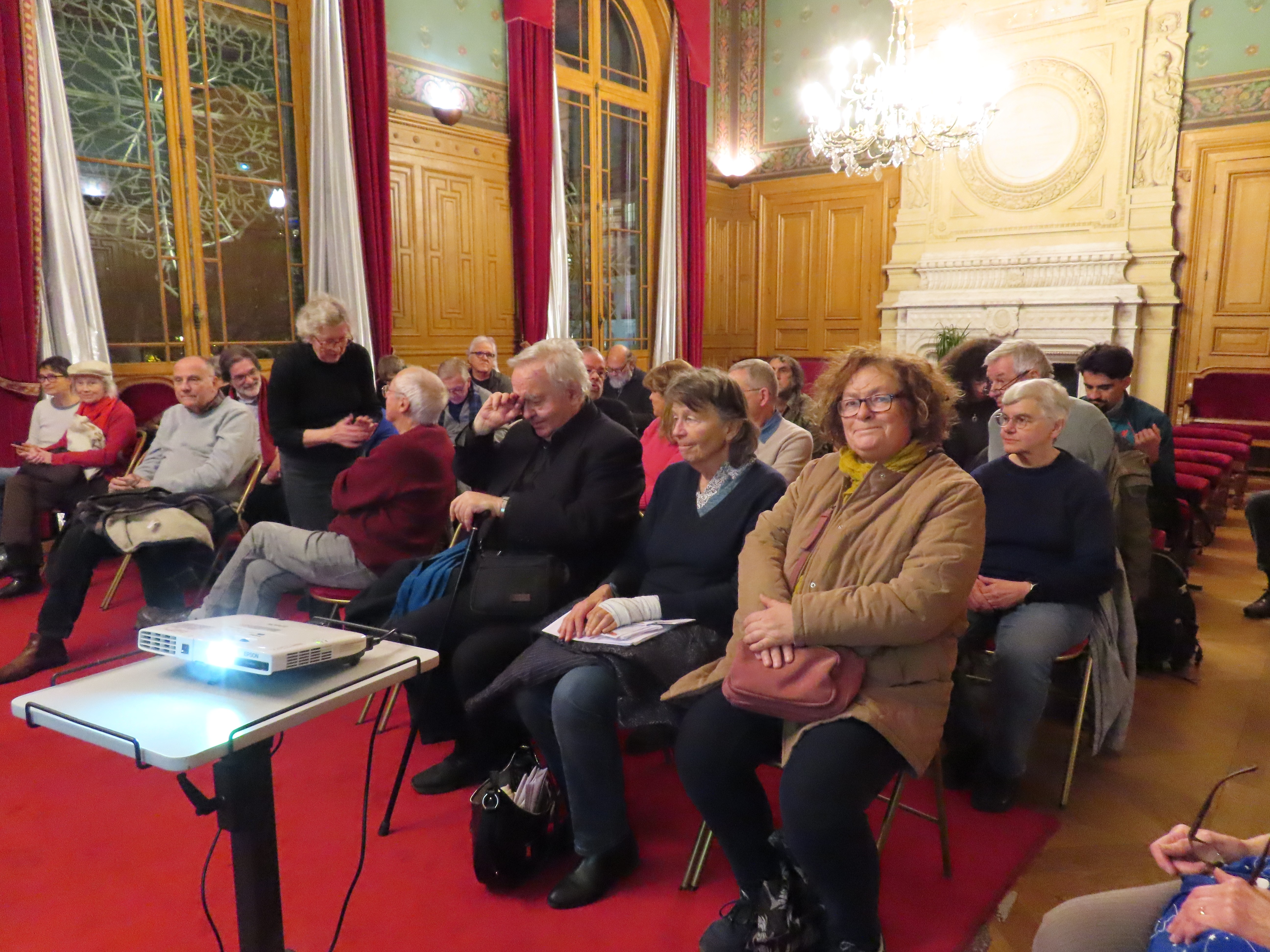 Le public à la 8ème soirée d’histoire, mairie du XIe à Paris