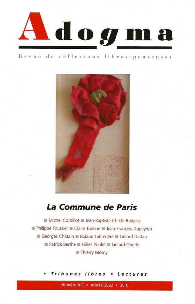 Adogma, revue de réflexions libres-penseuses N° 8-9, La Commune de Paris.