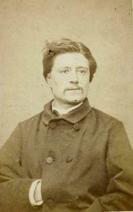 Portrait d'Amouroux, Charles, (1843-1885), (ouvrier chapelier, membre de la Commune, condamné à la déportation), photographie Appert, Ernest Charles (source : © Musée Carnavalet – Histoire de Paris)  