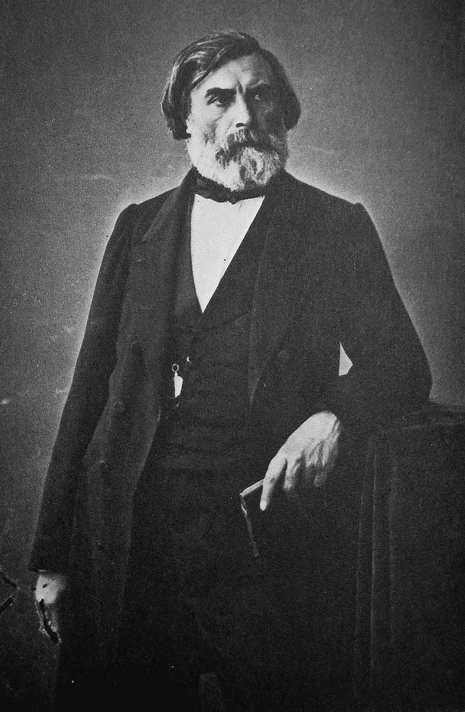 Auguste Ottin (1811-1890) par Nadar vers 1865