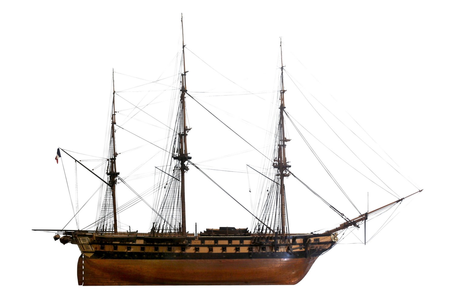 La Belle Poule (navire de guerre français en service de 1839 à 1861) - Maquette du Musée de la Marine, Toulon