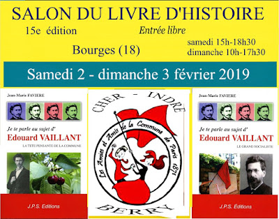 Sallon du livre janvier 2019 à Bourges