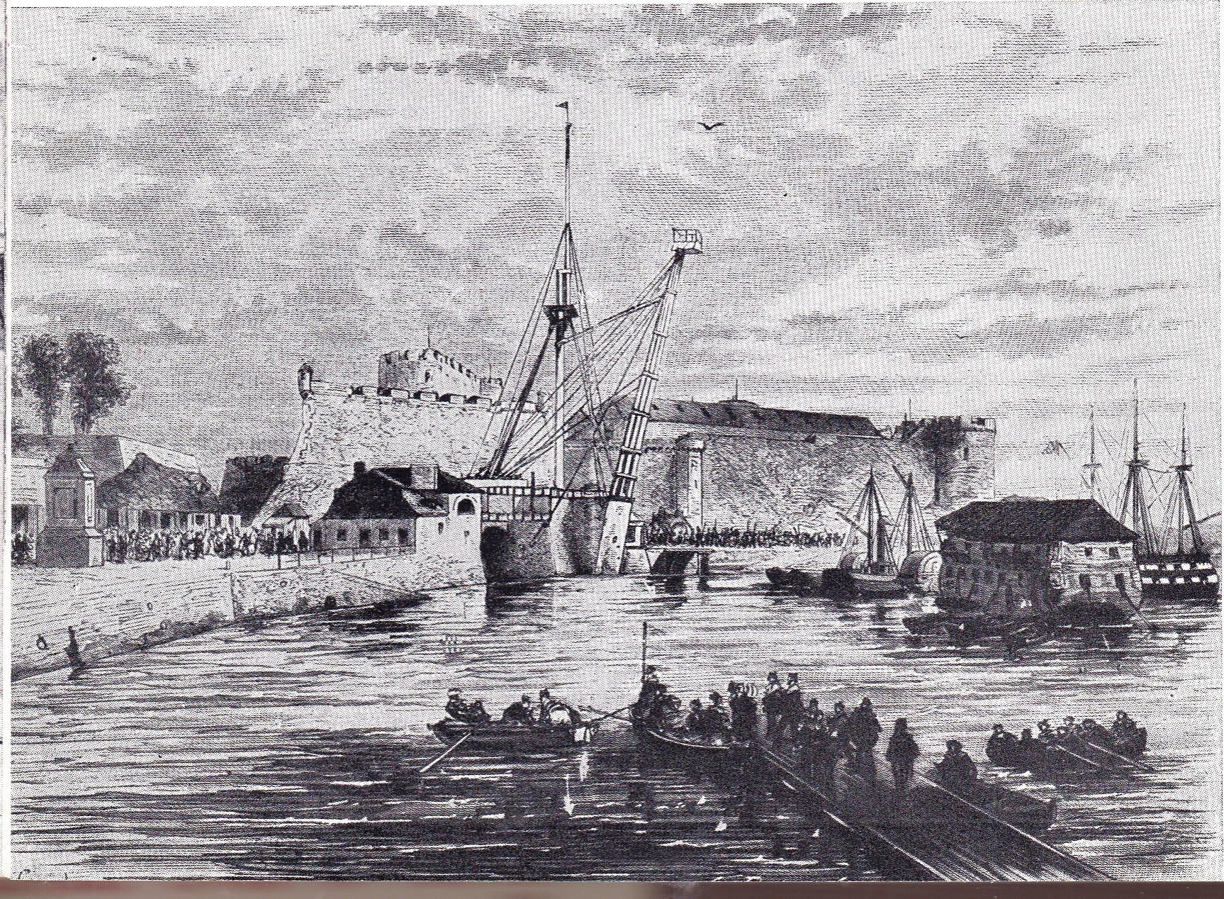 Embarquement des prisonniers à Brest