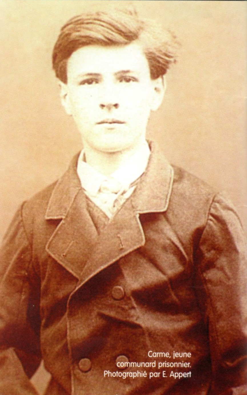 CARME Charles Alphonse, combattant de la Commune de Paris 1871, âgé de 18 ans 