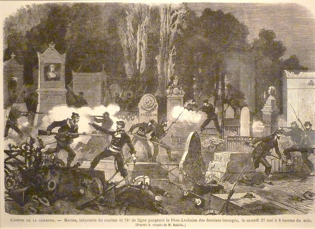 Samedi 27 mai 1871 - Combats au Père-Lachaise