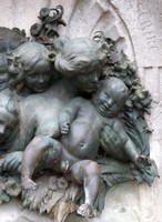 Émile Deré - Fontaine des innocents, Square Louise Michel - Paris XVIIIe