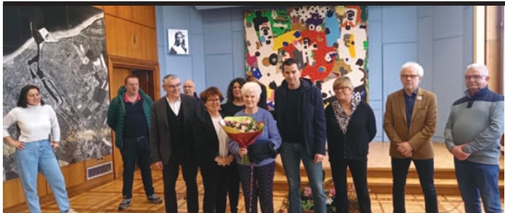 Hôtel de Ville de Dieppe - Hommage à Annick Decamp le 3 février 2024