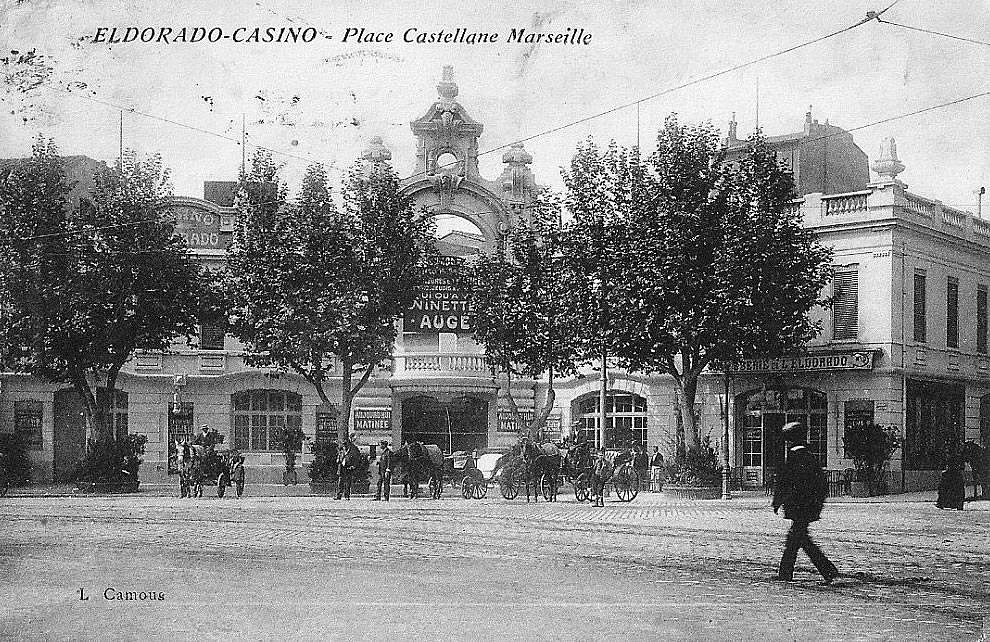 Le cinéma-casino-brasserie de l'Eldorado place Castellane à Marseille