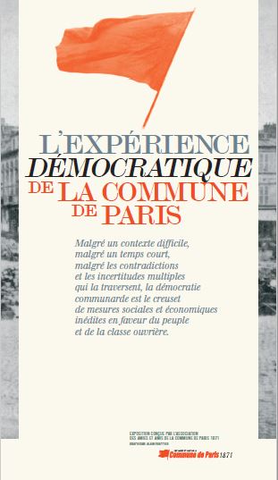 1er panneau de la nouvelle exposition faite pour le 150ème anniversaire de la Commune