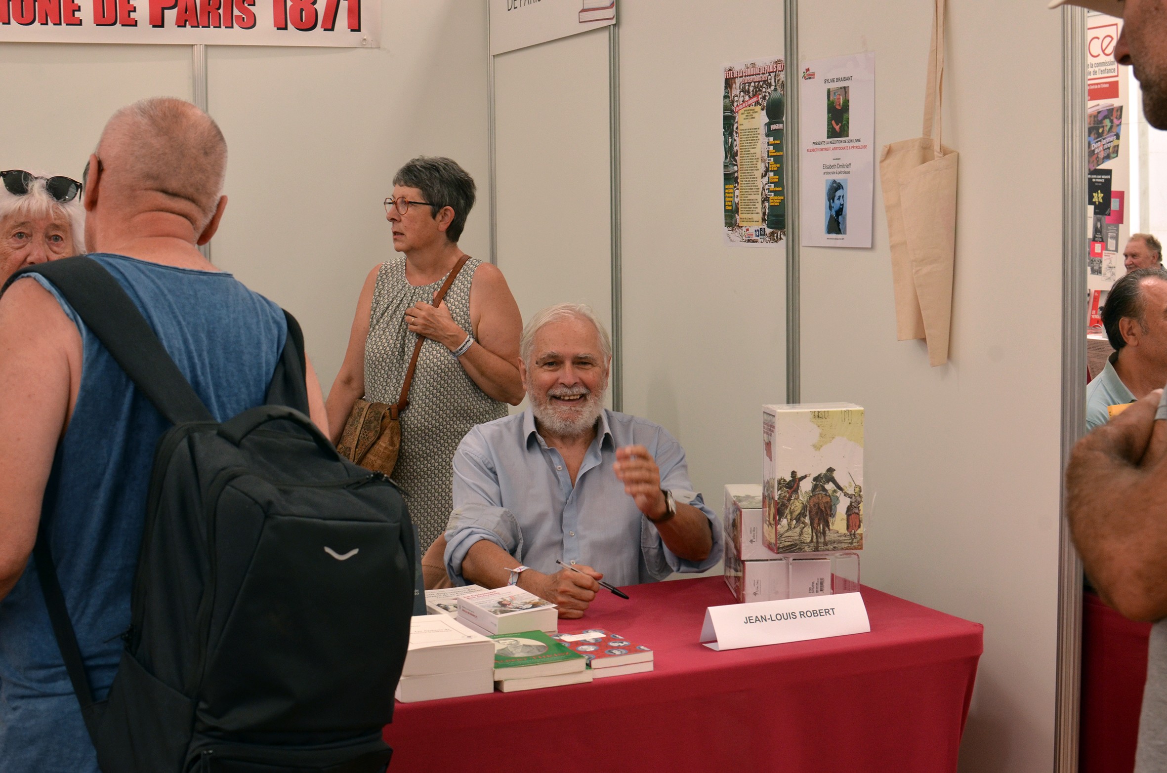 Jean-Louis Robert à la Fête de l'Humanité 2023