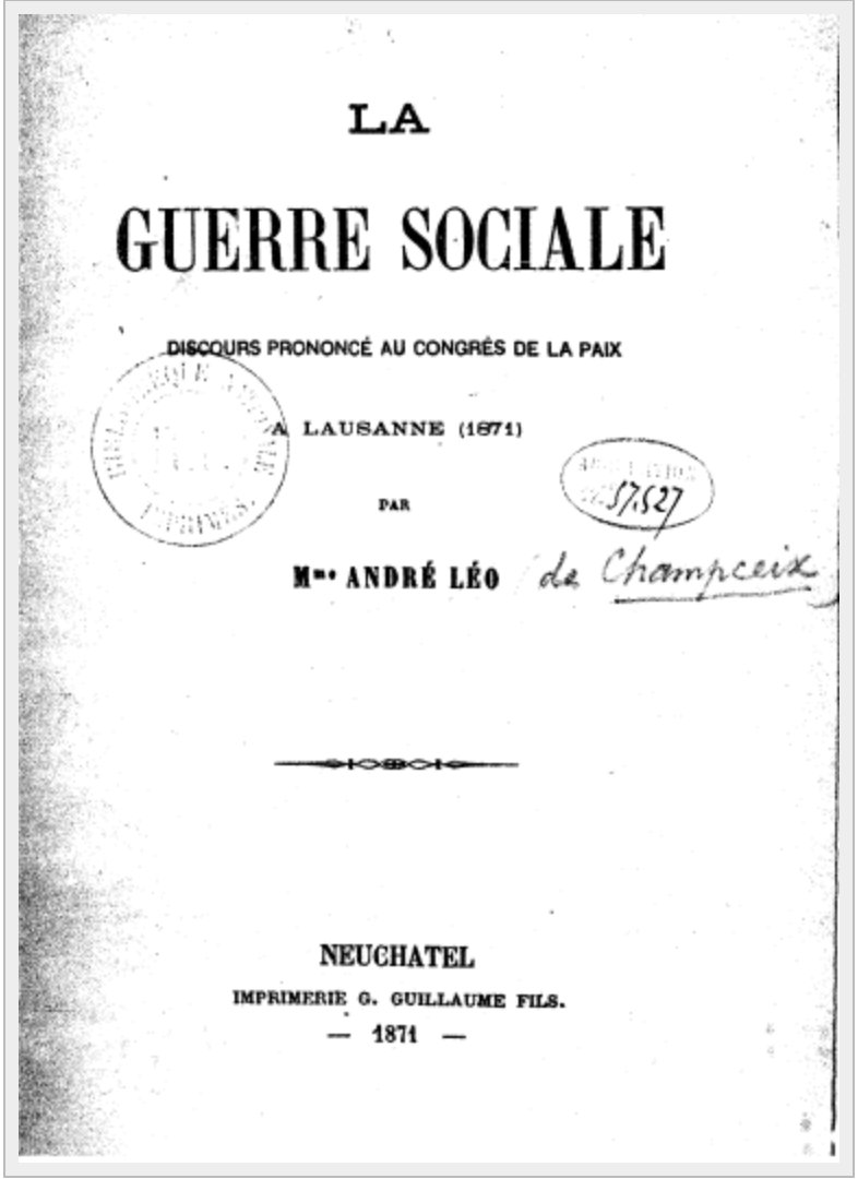 Couverture du livre La guerre sociale