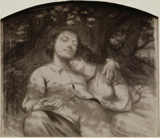 Gustave Courbet - Sieste champêtre (Besançon, musée des Beaux-Arts et d'Archéologie Photo (C) RMN-Grand Palais)