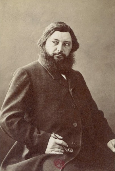 Gustave Courbet par Nadar, années 1860