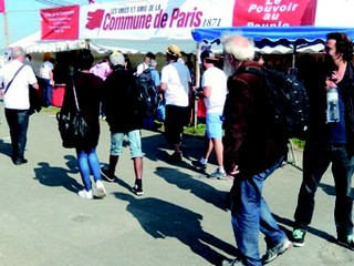 Notre stand à la Fête de l'Humanité 2014