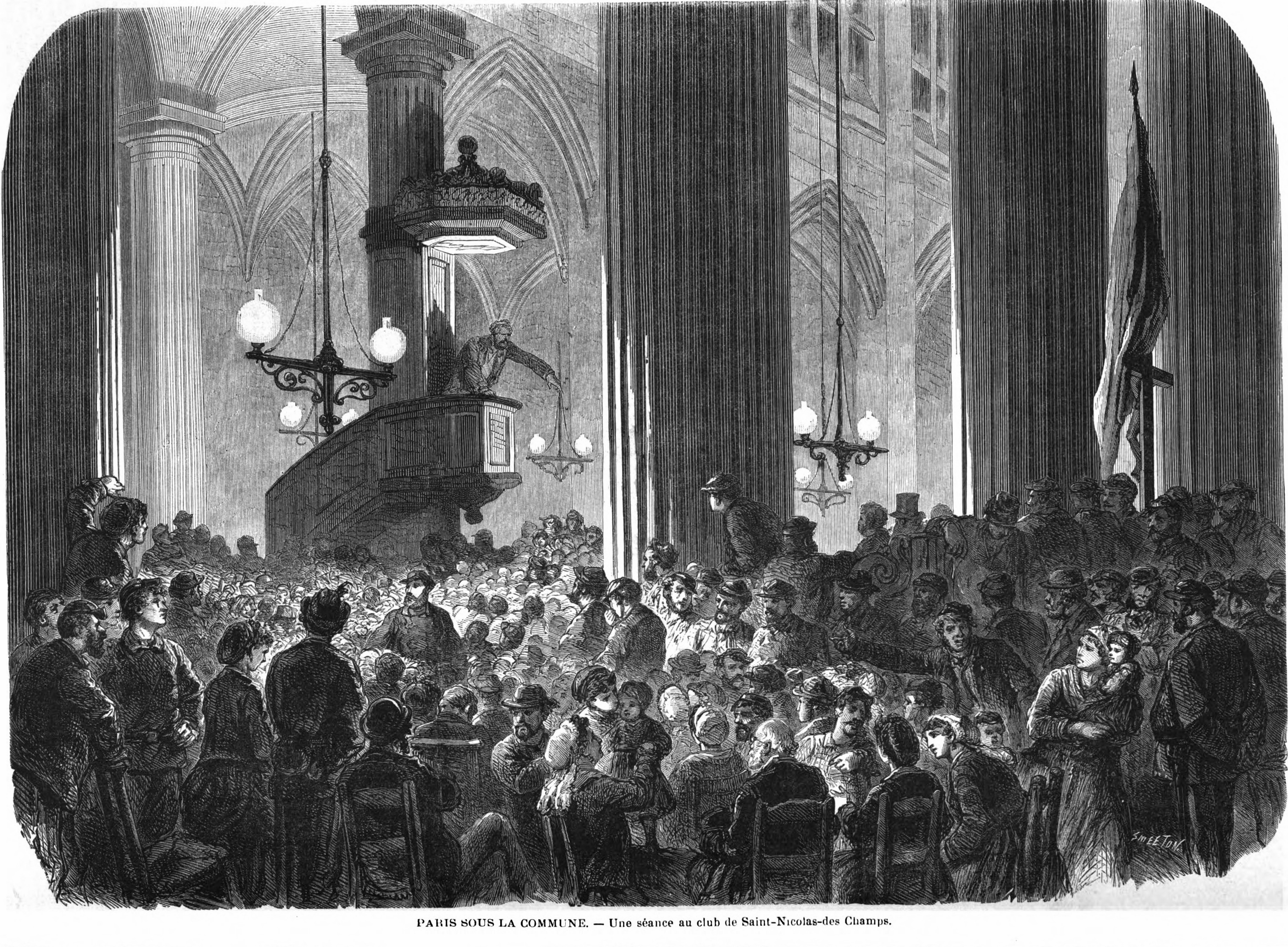 Club Notre-Dame-des-Champs Club Notre-Dame-des-Champs (source : L'Illustration du 20 mai 1871)
