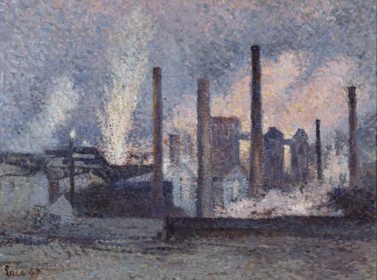 Maximilien Luce, Aciéries près de Charleroi (© RMN - Musée d'Orsay)