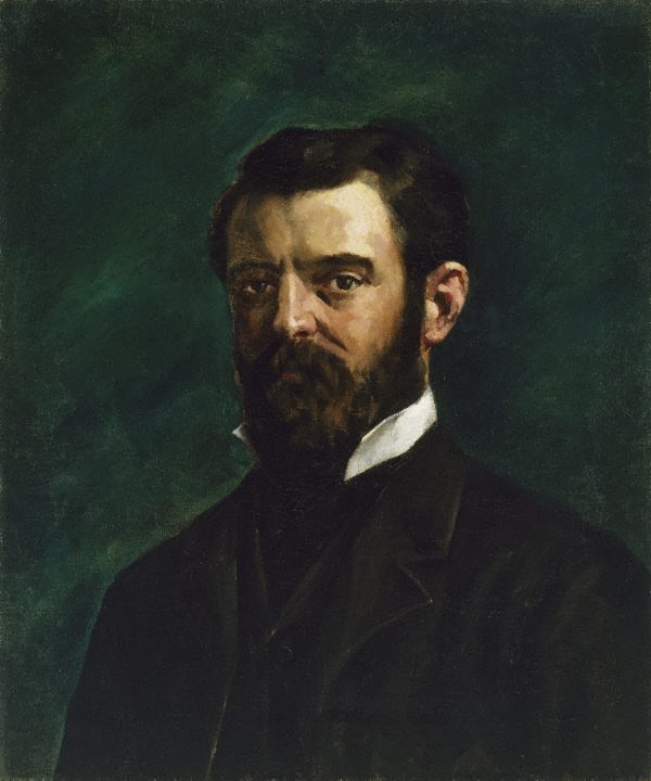 Lucien Henry (1850-1896) - Auto portrait, 1880  (Art Gallery of New South Wales, Australia - Gift of Marcel Aurousseau 1983)