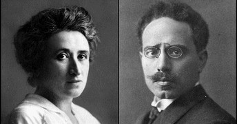 Rosa Luxemburg (1871-1919) et Karl Liebknecht (1871-1919)