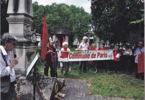 Commémoration de la Commune au cimetière Montparnasse
