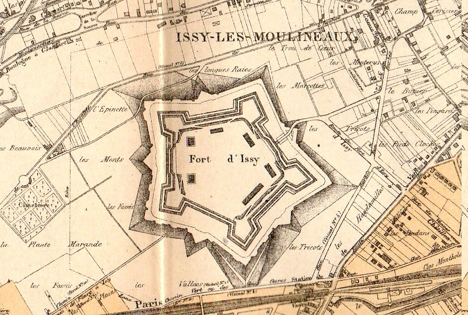 Plan du Fort d'Issy