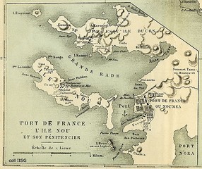 Carte Nouvelle-Calédonie - De "Notices sur la Déportation à la Nouvelle-Calédonie", année 1875 (Paris 1877). - quatrième de couverture (International Institute of Social History)