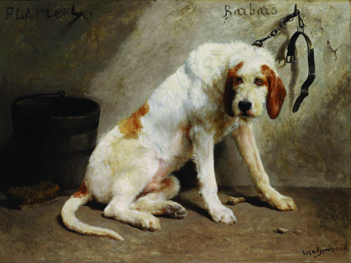 Rosa Bonheur, Barbaro après la chasse, vers 1858, Philadelphia Museum of Art.