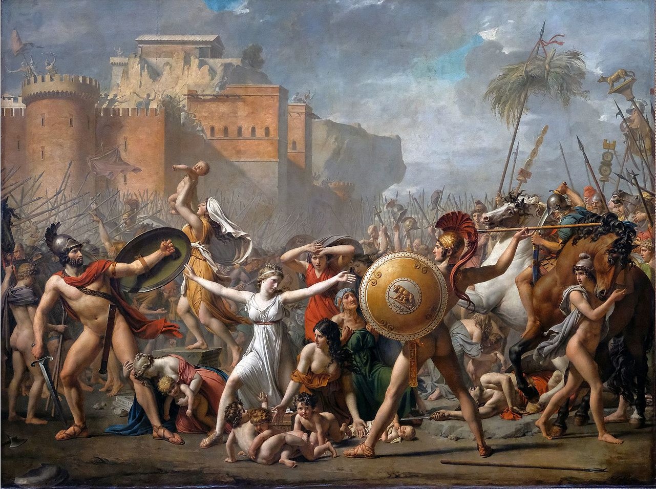 Les Sabines, de Jacques-Louis DAVID - Musée du Louvre