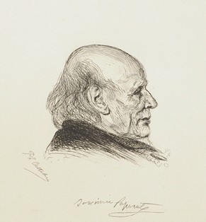 Portrait de Savinien Lapointe (1812-1893) par Cattelain vers 1880 (Source : Cop. Ecole nationale supérieure des beaux-arts, Paris. Photo. Claire Tabbagh)