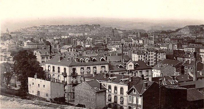 Ville de Saint-Étienne - vue aérienne