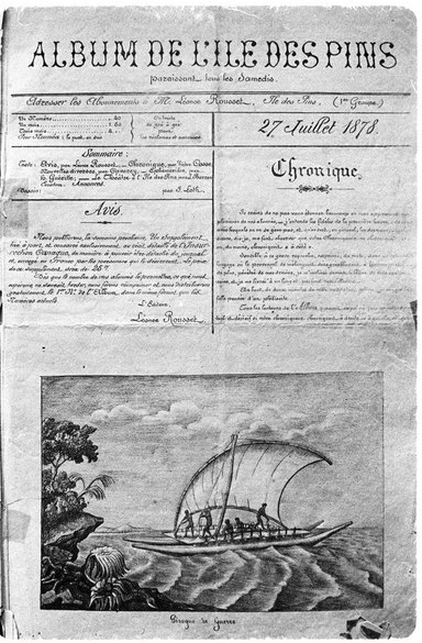 Album de l’île des Pins du 27 juillet 1878 (source :  blog de Georges Coquilhat, Ma Nouvelle-Calédonie)