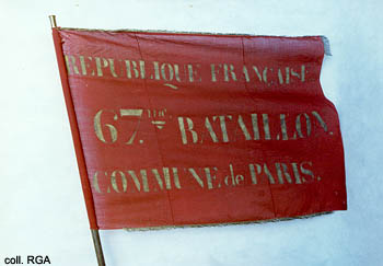 Drapeau du 67ème bataillon des Fédérés