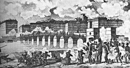 Révolte des canuts de Lyon, 1834 