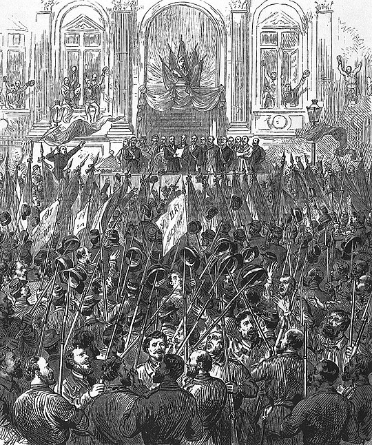 Proclamation de la Commune de Paris le 26 mars 1871