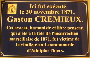 Plaque Gaston Crémieux