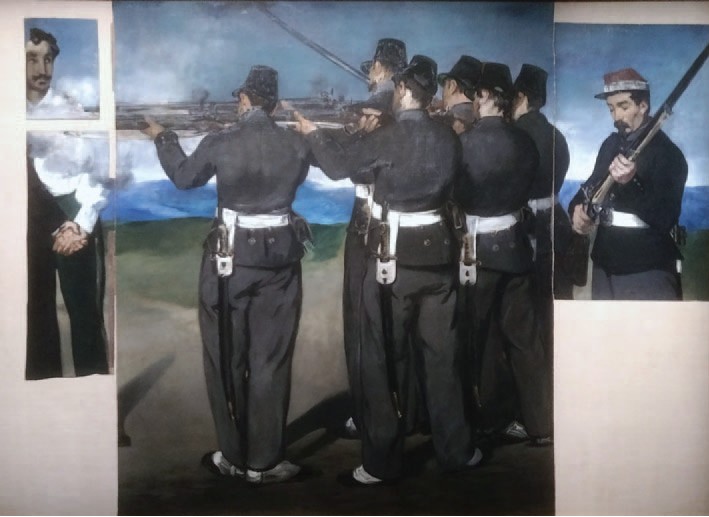 Seconde version de L’Exécution de Maximilien par Manet