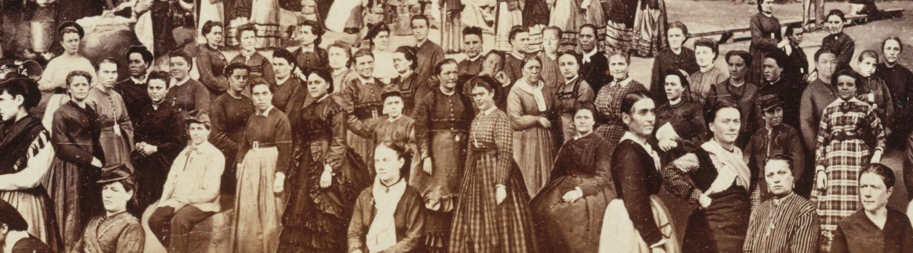 Femmes de la Commune de Paris (détail photo montage Prison des Chantiers de Appert)