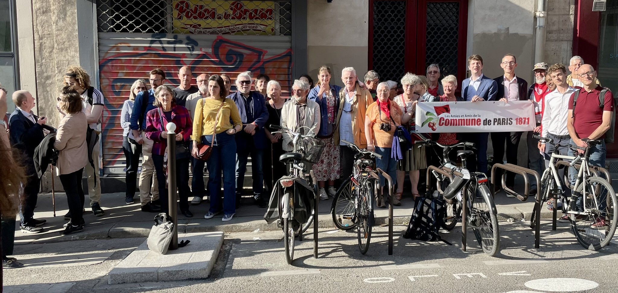 Les Ami-e-s de la Commune de Paris commémorent les combattants de la Fontaine au Roi le 2 juin 2023