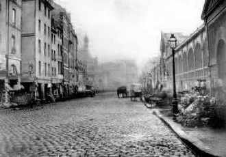 Les halles, photo de C. Marville