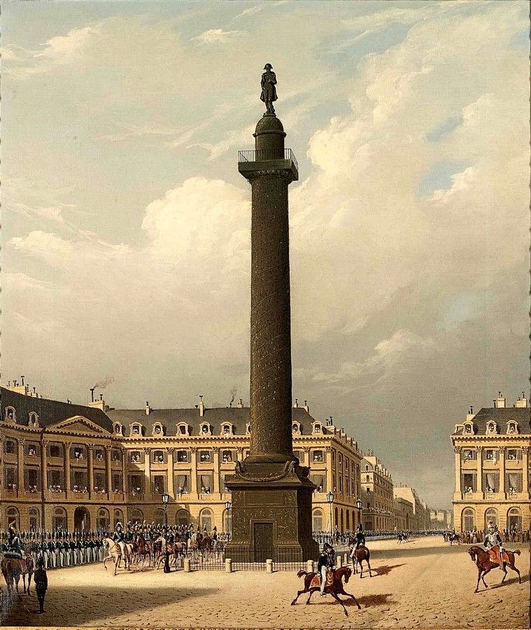 Carlo Canella, Louis-Philippe inaugurant la statue de Napoléon sur la colonne Vendôme. (© Musée Carnavalet)