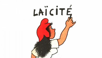 Affiche Laïcité de la CGT