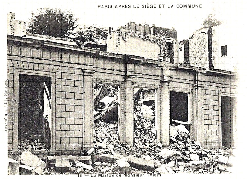 Maison de Thiers après sa démolition