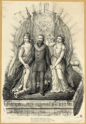 Manifestation de la Franc-maçonnerie du 29 avril 1871 par Willaeys (© Musée Carnavalet - Histoire de Paris)