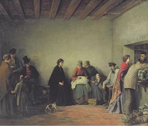 Le Mont-de-piété, peinture de Ferdinand Heilbuth