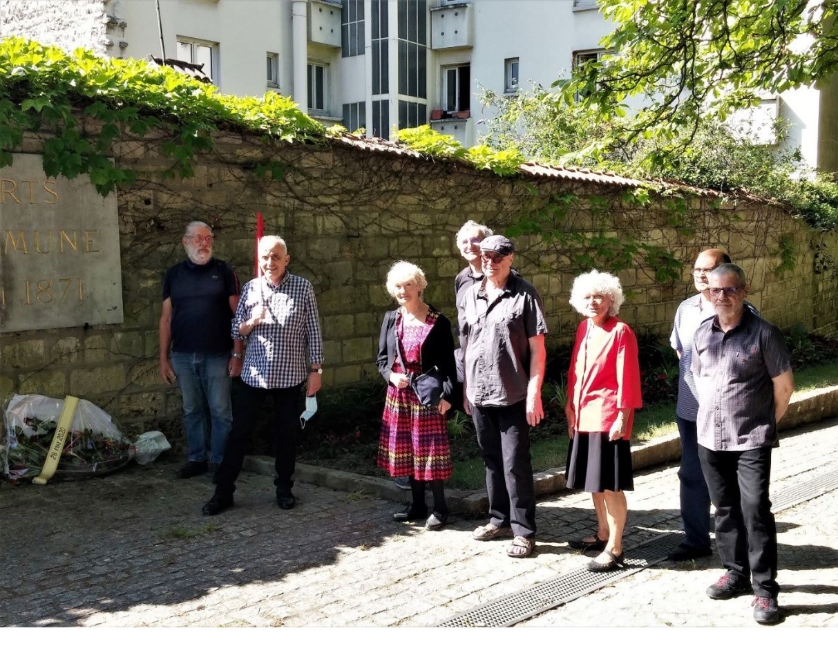 Au Mur des Fédérés le 28 mai 2020