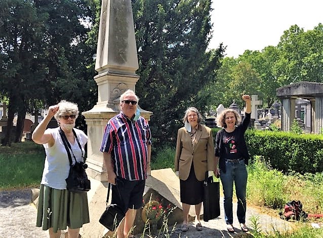 Au cimetière du Montparnasse  le 24 mai 2020